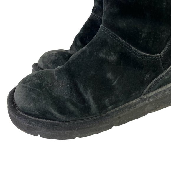 Ugg Australia Womens 5116 Mayfaire Black Side Zip Suede Genuine Leather Boots 6 - Picture 9 of 16